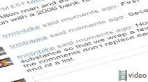 Commenting on a single item
