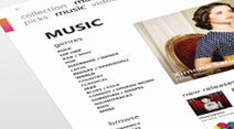 Zune Marketplace music page thumbnail